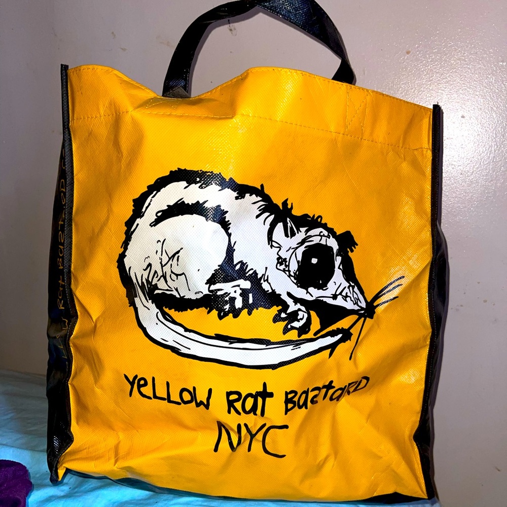 Yellow Rat Bastard Vintage Tote Bag